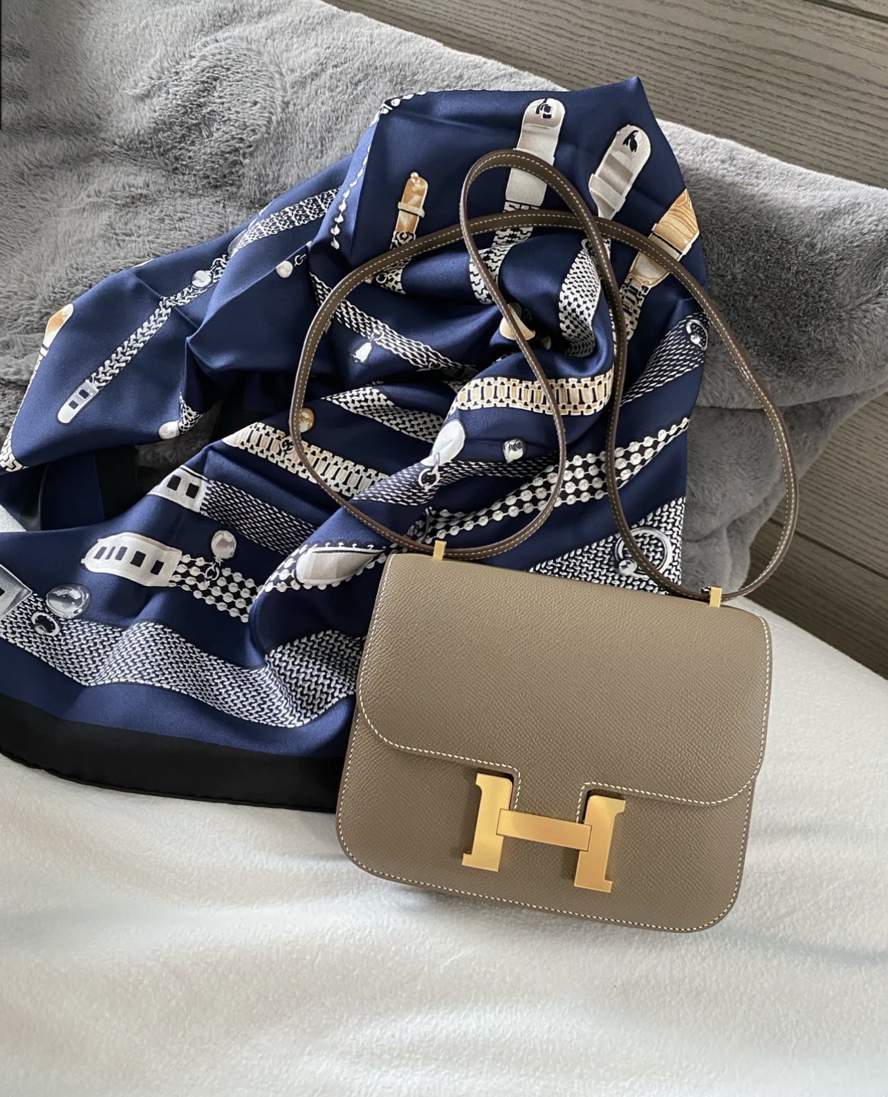 에르메스 콘스탄스18 에토프 금장 앱송